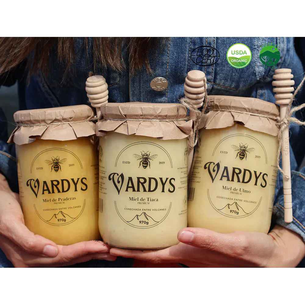 Miel Vardys Orgánica 970g