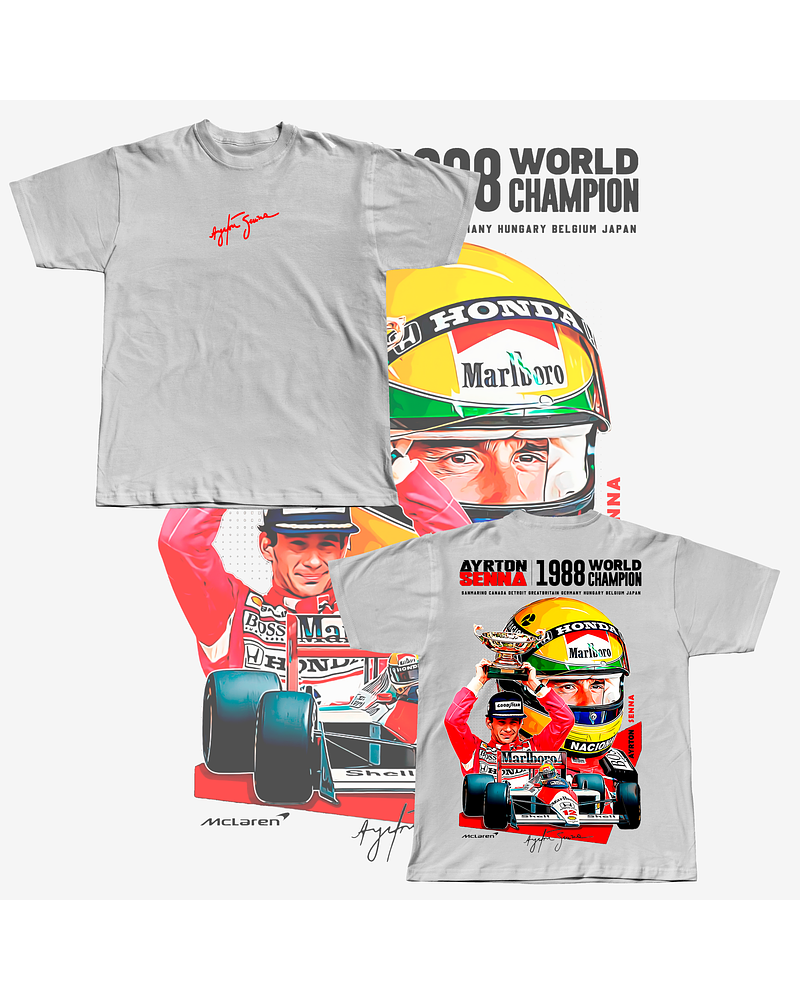 CAMISETA OVERIZE AYRTON SENNA