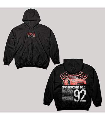 HOODIE PINK PIG 911- 92