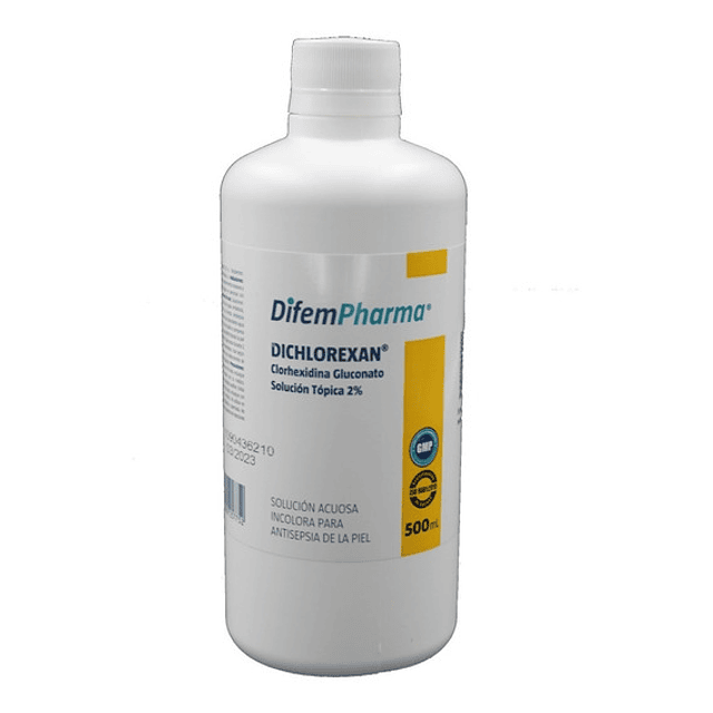 Dichlorexan Clorhexidina Topica Acuosa Al 2% / 500ml