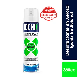 Desinfectante en Aerosol Igenix Tradicional 360 cc