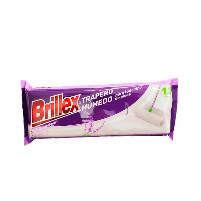 Trapero Humedo Aroma A Lavanda Marca Brillex 12uds