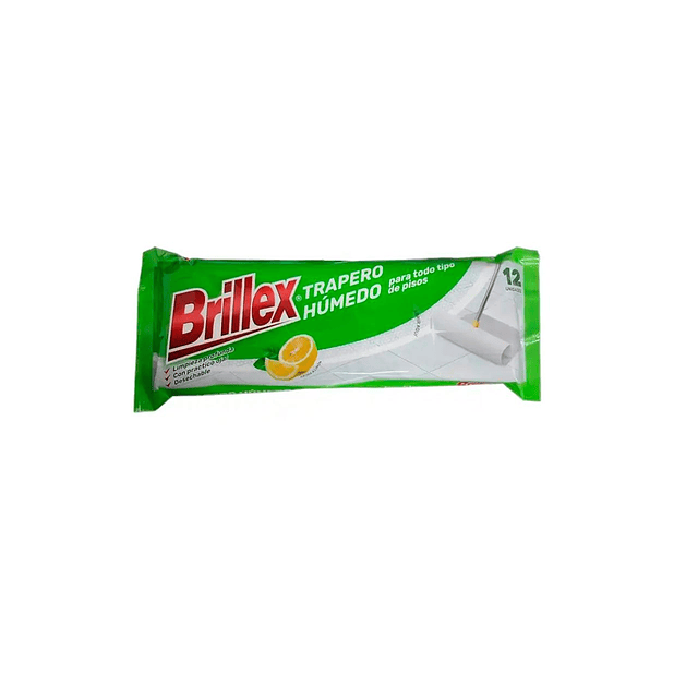 Trapero Humedo Aroma A Limon Marca Brillex 12uds