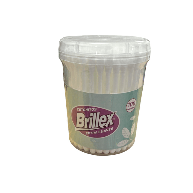  100 Unidades Cotonitos Marca Brillex Extra Suaves