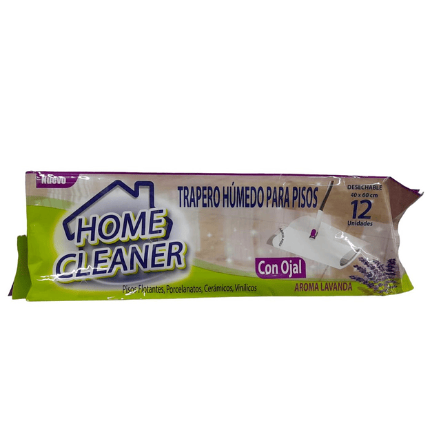 Trapero Humedo Home Cleaner Aroma A Lavanda 12unid