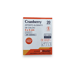 Aposito Alginato De Calcio 5x5 - Cranberry 20 Uds