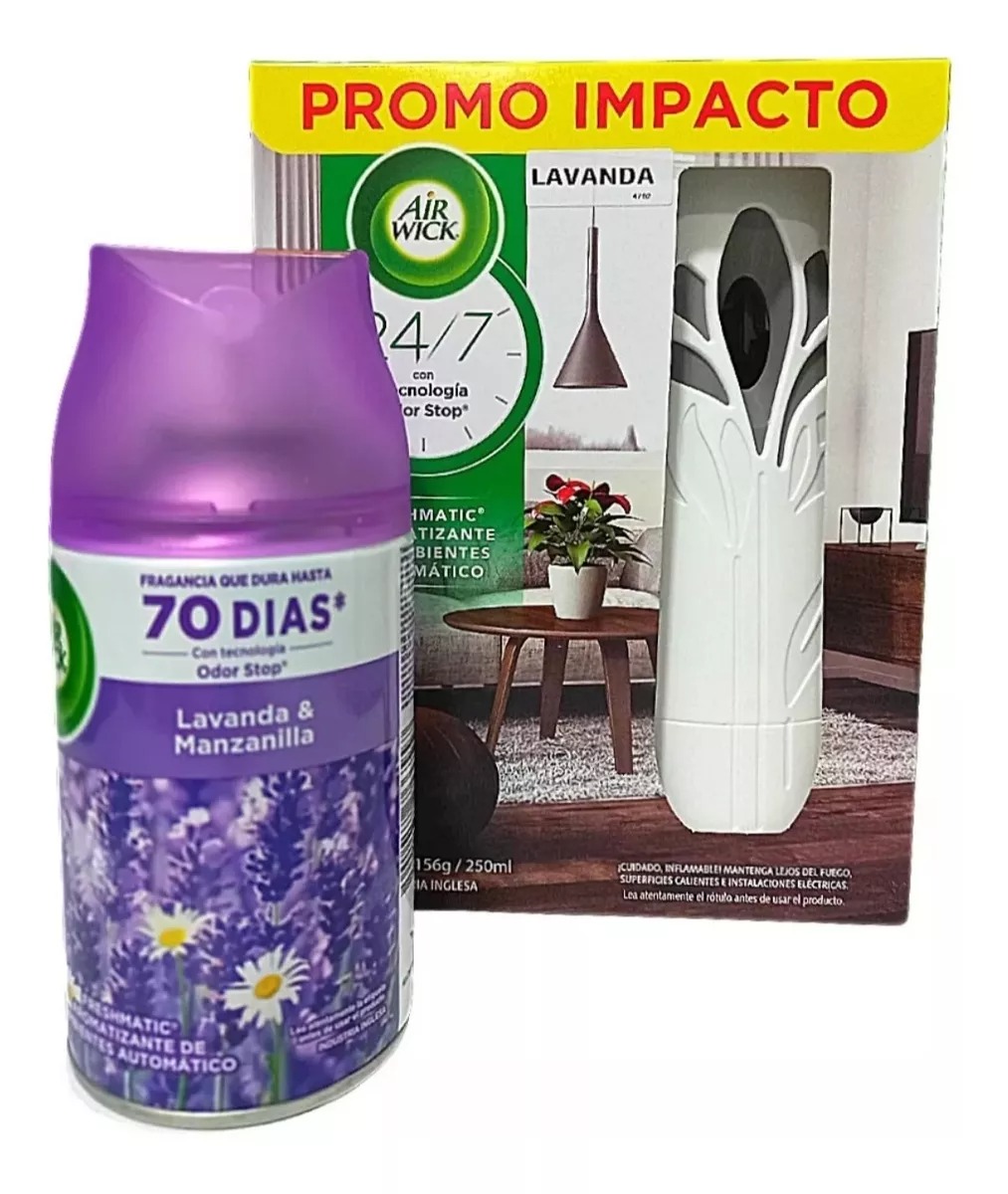 AIRWICK APARATO+RECARGA LAVANDA 70 DIAS