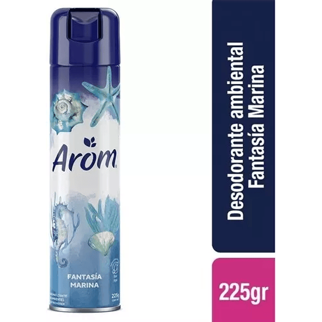 Desodorante Ambiental Fantasia Marina Arom 225g