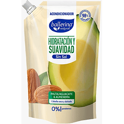 Ballerina Acondicionador Sin Sal Palta Y Almendra 750 Ml