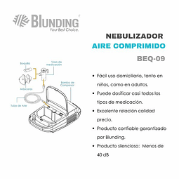 Nebulizador Portátil De Aire Comprimido Blunding