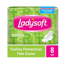 Toallas Higienicas Lady Soft Normal 8 Unid