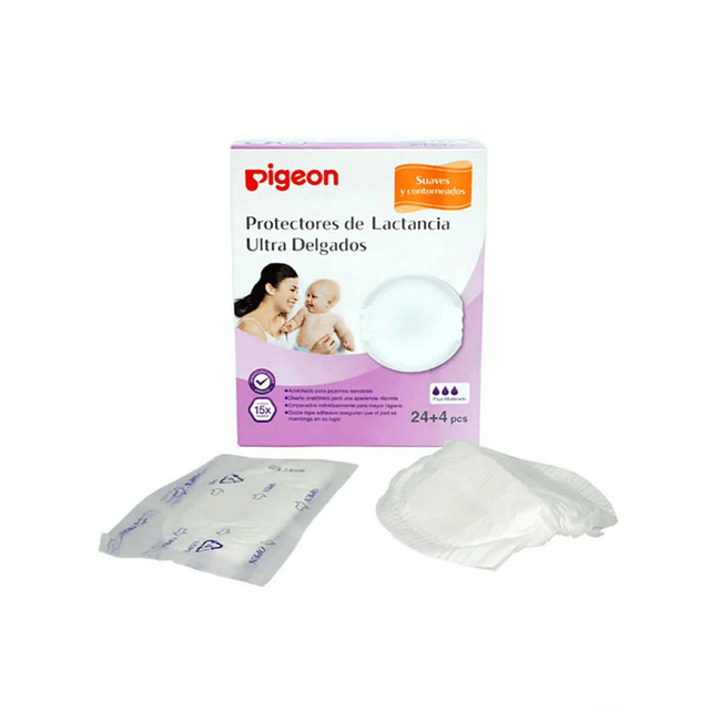 Protector De Lactancia Ultra Delgado 60p Absorbentes Pigeon