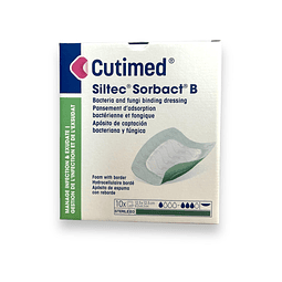 Cutimed Siltec Sorbact B 12,5x12,5 X 1 Unidad