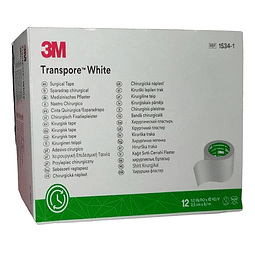 3m Transpore White 2.5 Cm X 9.1 M 1 Unidad