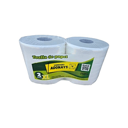 Toalla De Papel Nova XL 2 Rollos X 250 Mts