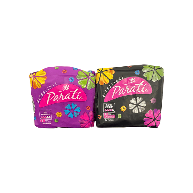Toalla Higiénica Parati Ultra Fina Día Con Alas 8 Unidades