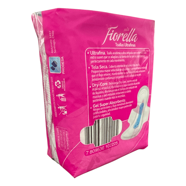 Toalla Higiénica Parati Fiorella Ultra Fina Día Tela Seca