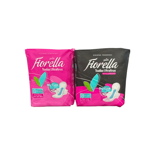 Toalla Higiénica Parati Fiorella Ultra Fina Noche Tela Seca