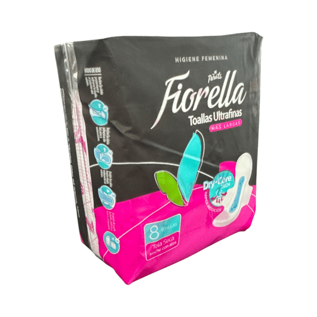 Toalla Higiénica Parati Fiorella Ultra Fina Noche Tela Seca