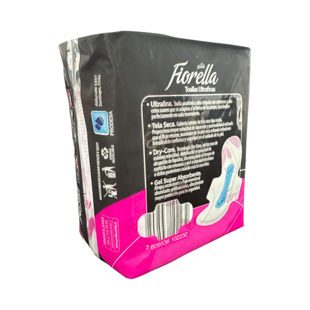 Toalla Higiénica Parati Fiorella Ultra Fina Noche Tela Seca