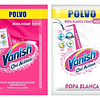 Vanish En Polvo Sobre Para Ropa Blanca 30g X Unidad