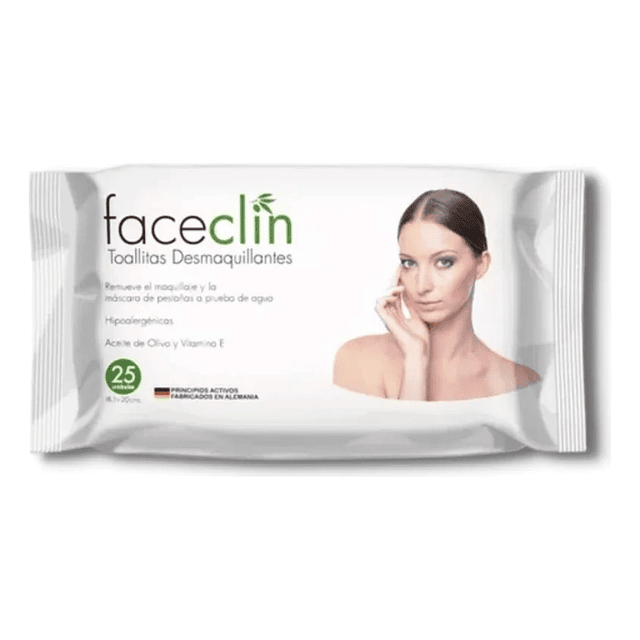 Toallitas Desmaquillantes Faceclin 25 Unidades