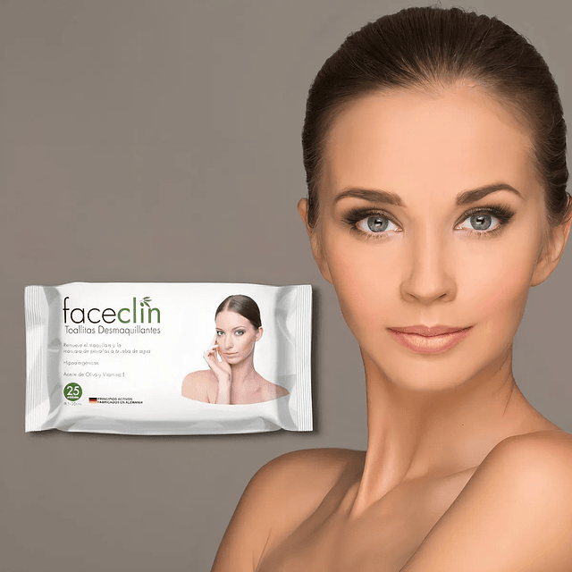 Toallitas Desmaquillantes Faceclin 25 Unidades