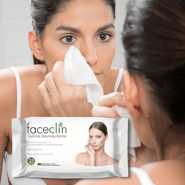 Toallitas Desmaquillantes Faceclin 25 Unidades