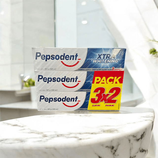 Pepsodent Pasta Dental Xtra Whitening 3x90gr