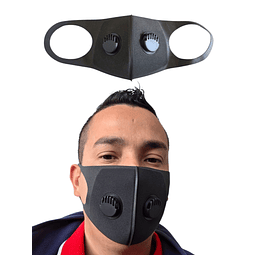 Mascarilla Deportiva / Negro (10 unidades) (Adulto)