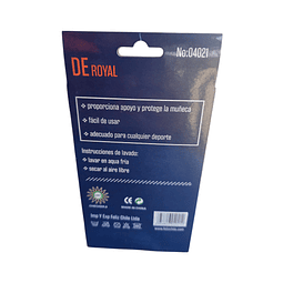 Muñequera Para Mano, 1 Par Caja Azul - Ref04021