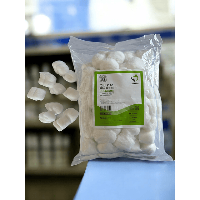 Torulas de Algodón Jumala de 1 Gr. 