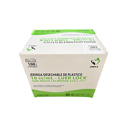 Jeringa Desechable Luer Lock Jumala 10ml 21g x 1 1/2