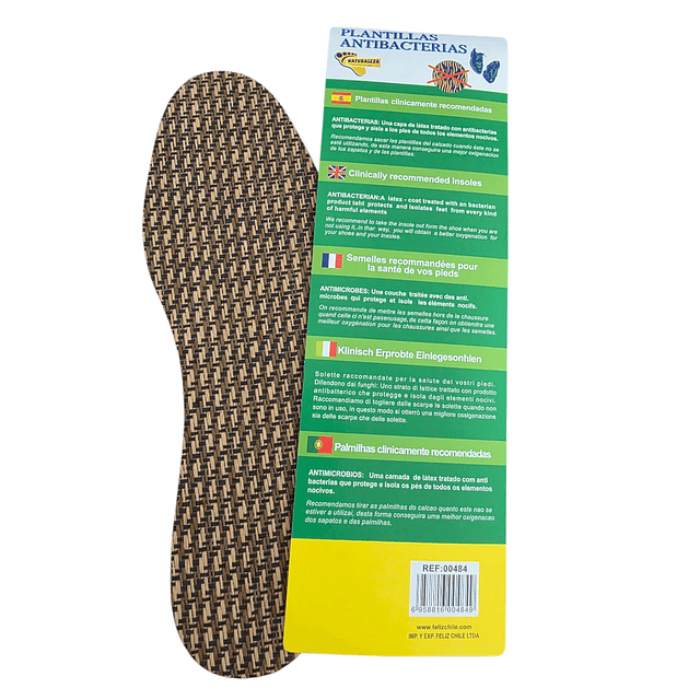 Plantilla Ortopedica Recortable Antibacteriana 36 - 46  (00484)