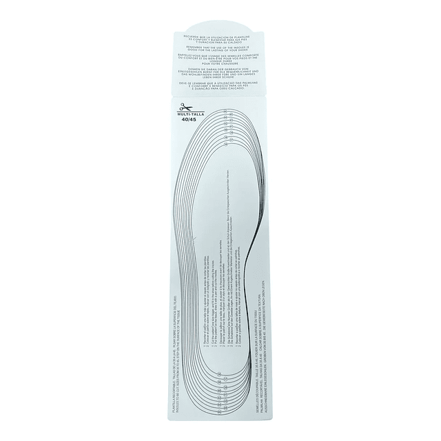 Plantillas Ortopédicas Acolchada De Descanso Hombre (Ref-98675)