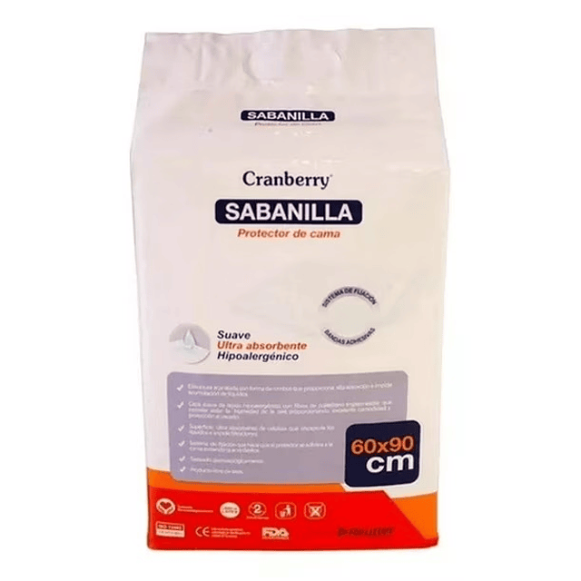 Sabanilla - Protector de cama (60x90) / 10 Unid