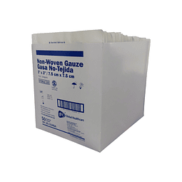 Gasa No Tejida Esteril 7,5x7,5 50 Unidades