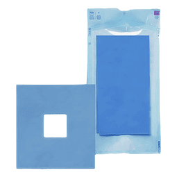 Campo Clínico Estéril 80x80cm Con Fenestración 10x10 1 Unidad