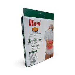 10 Parches Para Dolor Lumbar Deroyal (ref 20992)