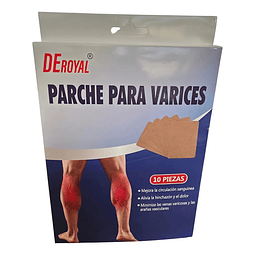 10 Parche Pierna Para Tratamiento De Venas Varicosas Varices (ref 21686)