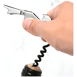 Sacacorchos 2 Tiempos Destapador Vino (ref 20120)