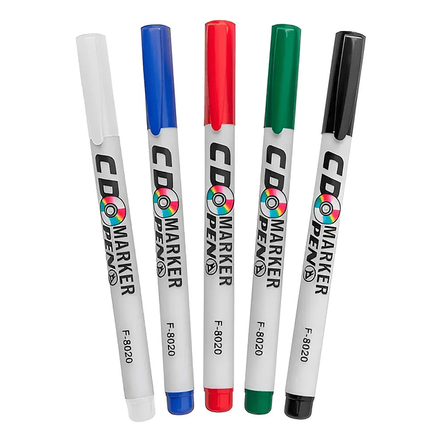 Marcadores Finos Permantes Para CD/DVD (ref 20354)