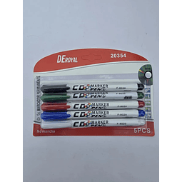 Marcadores Finos Permantes Para CD/DVD (ref 20354)