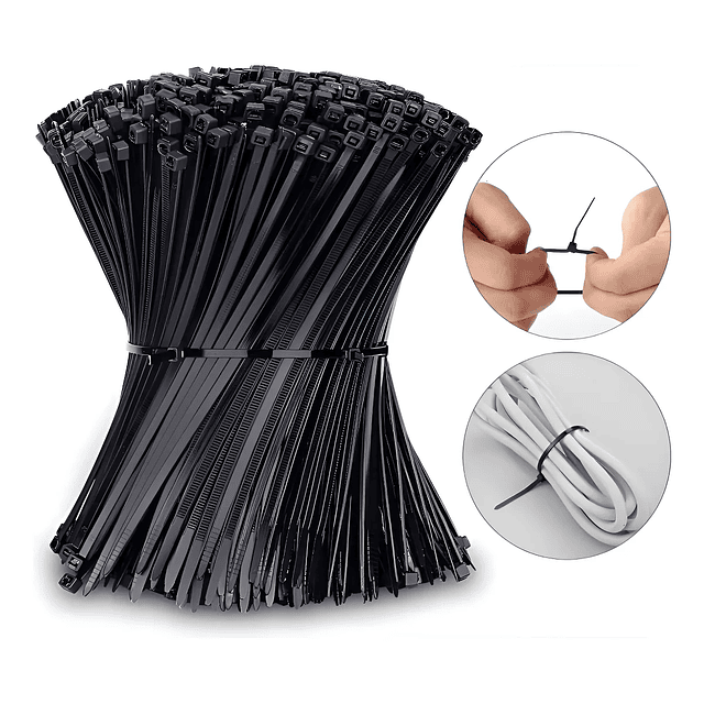 55 Amarra Plástica Multiusos Negra 150mm X 4mm