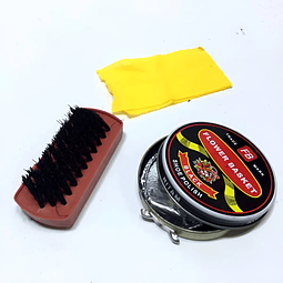 Lustrador De Zapatos Betún Negra Kit 3unds (ref 21361)