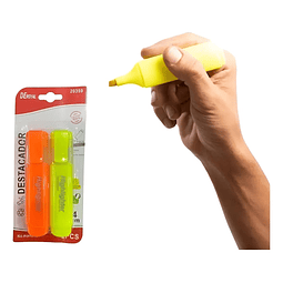 Pack 2 Resaltadores De Color Neón Fluorescentes (Ref 20359)