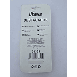 Pack 2 Resaltadores De Color Neón Fluorescentes (Ref 20359)