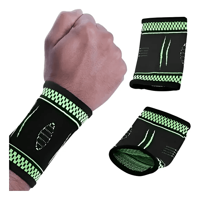 Muñequera Deportiva Protección Y Refuerzo Elástico (ref 98715)