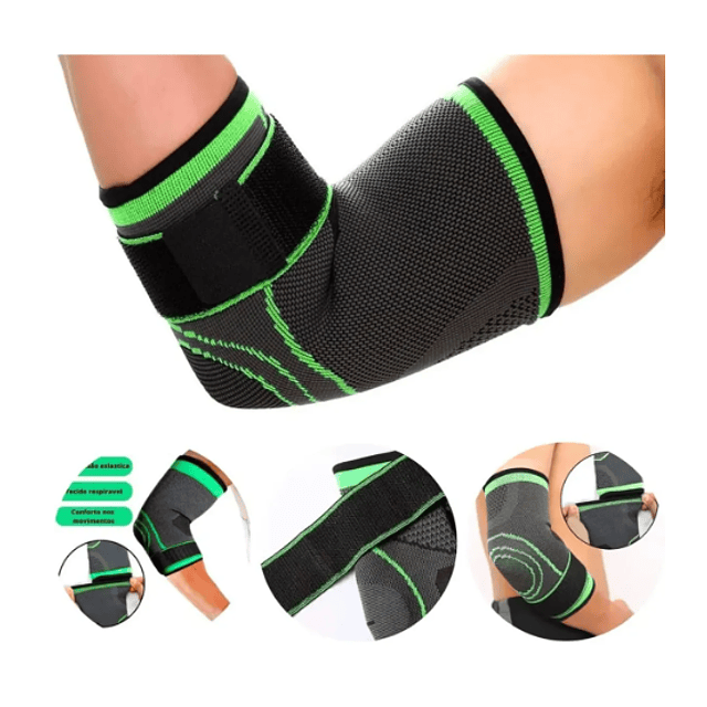 Coderas De Compresión Gym Codera Deportiva Soporte Codo 28cm (ref 98723)