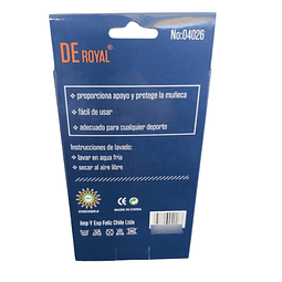 Muñequera Ortopedica Elastica Con Velcro Deroyal (Ref 04026)